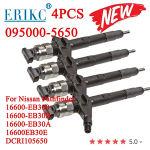4PC Diesel Injector 095000-5650 16600-EB300 16600-EB30E 16600-EB30 for Nissan - Bild 1 von 3