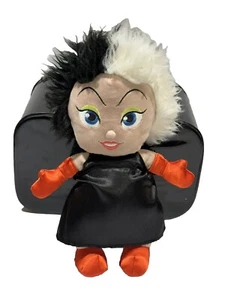 Disney Parks Babies Cruella de Vil 101 Dalmatians Plush Doll Vintage Villain Set - Picture 1 of 5