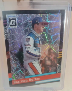 2024 Donruss Racing HARRISON BURTON Retro Optic Black Velocity 01/39! - Picture 1 of 2