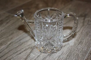 Regadera vintage con soporte para palillo de dientes facetado pesado Princess House Highlights en muy buena condición - Imagen 1 de 4