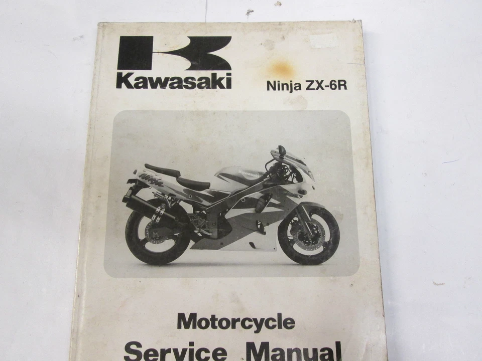 KAWASAKI ZX6RF1 SERVICE MANUAL  1995  99924-1184-01 - Image 1 of 1