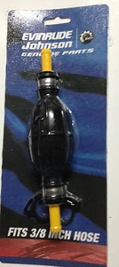 Bombilla de imprimación de combustible BRP Evinrude Johnson 3/8" 5008586 FABRICANTE DE EQUIPOS ORIGINALES NUEVA EN PAQUETE - Imagen 1 de 4