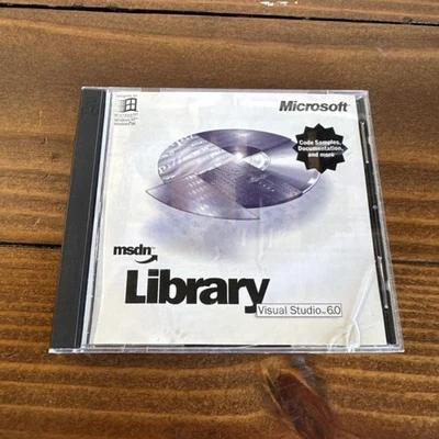 Microsoft MSDN Library Visual Studio  6.0 Two CD Set for Windows98 Windows NT - Image 1 of 4