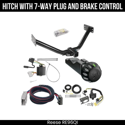 Paquete de remolque de enganche + control de freno para receptor de 2" Acura MDX 07-13 todos los modelos 44594 Foto 1 de 4