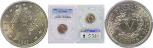 1911 5C Liberty Nickel PCGS MS-64 - Picture 1 of 3