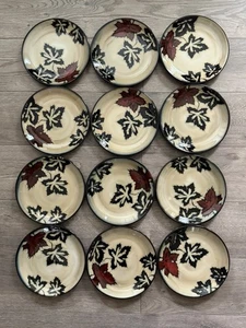 Set di 12 piatti da insalata Pfaltzgraff foglie cadenti lotto 8 1/4 di pollice NUOVO. - Foto 1 di 10