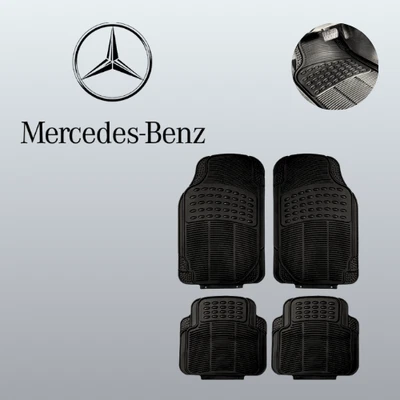 For All Mercedes-Benz Car Floor Mats 4pcs All Weather Rubber Custom Shield Fit - Image 1 of 4
