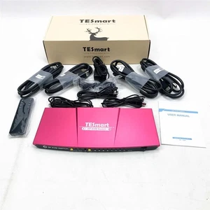 TESmart Commutateur KVM DisplayPort 4 ports,4K@60Hz,claviers mécaniques et - Bild 1 von 6