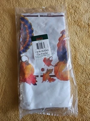 Mantel de papel de acción de gracias papel de cosecha 54"x 102" nuevo sellado vintage Foto 1 de 4