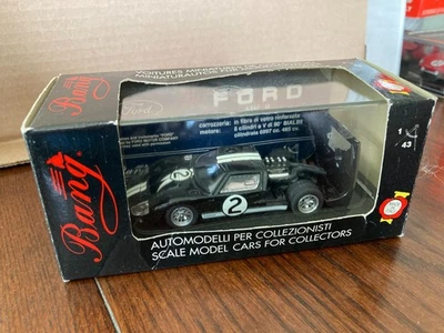 1/43 FORD GT 40 MK II 1966 GANADOR 24 HORAS DE LE MANS NEGRO #2 BANG (PC1) Foto 1 de 4