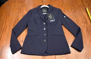 Equiline, Nuevo, Giacca Show Chaqueta Abrigo Caza, Azul Marino, 40 (~USA 4) - Imagen 1 de 11