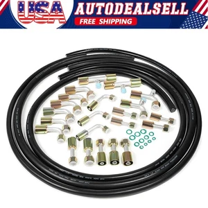 AC.121.001 Air Conditioning Hose and Fitting Kit 6.5ft #6#8#10 AC Hoses for A/C - Picture 1 of 15