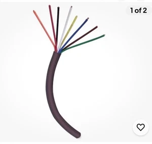 Cable Termostato 18/8 Calibre 18 8 Conductores Hecho en EE. UU. 20 Pies Longitud ~ ENVÍO GRATUITO - Imagen 1 de 3
