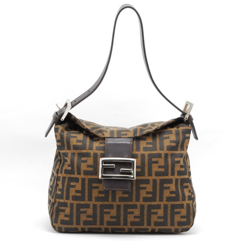 Borsa a tracolla FENDI Zucca Mamma Baguette tela 2119 26126 009