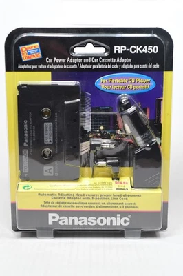 NEW Panasonic RP-CK450 Car Power Adaptor and Car Stereo Cassette Adapter - Image 1 of 4