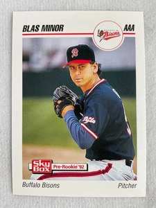1992 Buffalo Bisons-SkyBox Minor League Baseball Card#36-Blas Minor - Picture 1 of 1