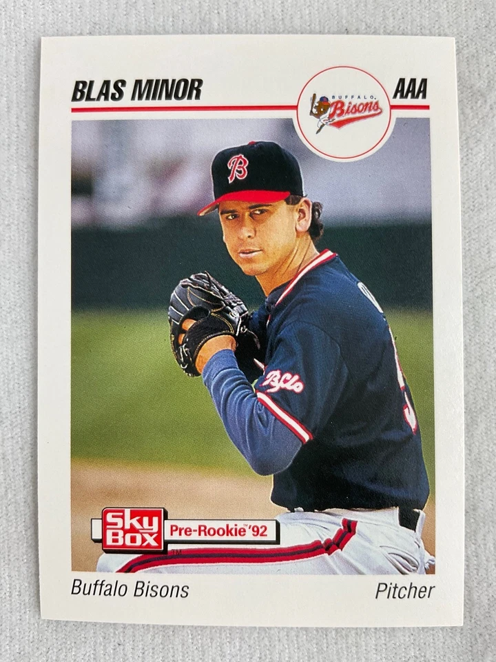 1992 Buffalo Bisons-SkyBox Minor League Baseball Card#36-Blas Minor - Image 1 of 1