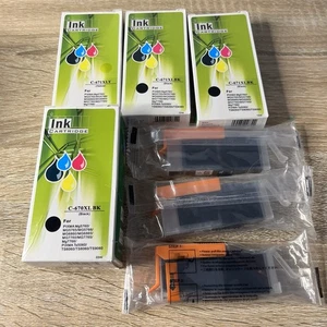 Bulk (7)PGI 670 CLI 671 XL Ink Canon Pixma MG-5760/5765/6860/6865/7760/7765/7766 - Picture 1 of 7