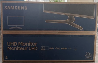 SAMSUNG 28" ViewFinity UR55 4K UHD IPS Monitor HDR10 FreeSync BEZELLESS NEW! - Image 1 of 4