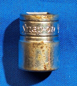 Antiguo logotipo Snap-On F-161 1959 3/8" unidad 1/2" toma de 12 puntos poco profunda - Imagen 1 de 6