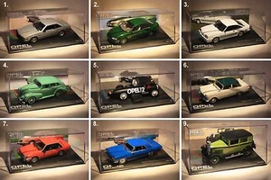 De Agostini-Opel Collection-Maßstab 1:43-Ixo-Oldtimer-Sammlung-Modell-PC-Vitrine - Picture 1 of 1