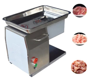 110V 5mm Stainless Commercial Meat Slicer Meat Cutting Machine Meat Cutter - Picture 1 of 6