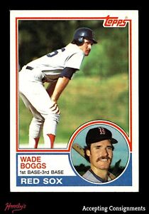 1983 Topps #498 Wade Boggs ROOKIE RC BOSTON RED SOX