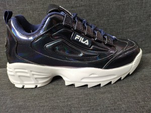 fila blue trainers