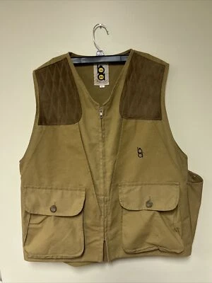 Vintage Bob Allen Duck Hunting Shooting Vest Men's Size Large Sportswear Tan  - Image 1 of 4
