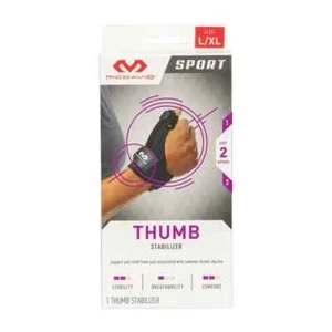 McDavid Sport Thumb Brace Stabiliser Arthritis Tendonitis Pain L/XL NEW FREEPOST - Picture 1 of 1