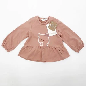 Mayoral Newborn Size 6 - 9 Month Pink Long Sleeve Top - Picture 1 of 5