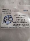 Park Tool Replacement Brush Set For Cm-3 Park Chain Mate Chain Scrubber