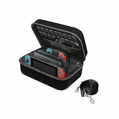 ivoler AMUSA0140013-A Travel Case for Nintendo Switch Game - Black