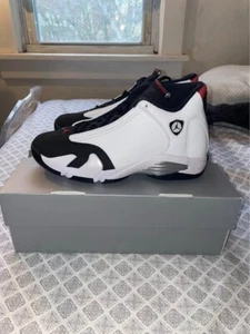 Jordan 14 Retro Black Toe 2024 Size 8.5 Deadstock With Box - Picture 1 of 9