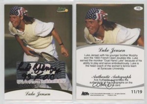 2010 Ace Authentic Retired Auto Gold /19 Luke Jensen #R5 Auto