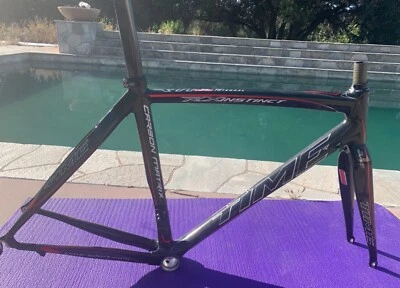 Time RTM Instinct Carbon ROAD Frame X Small* 49cm Red Flame Mechanical Rim Brake - Image 1 of 4