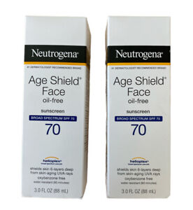 Neutrogena Age Shield Face Oil Free Broad Spectrum Sunscreen Lotion SPF 70