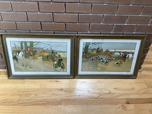 Antique Cecil Aldin Framed Lithographs - Picture 1 of 6