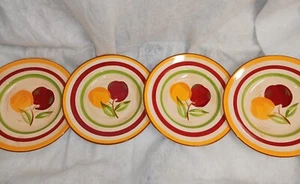 4 Stoney Hill Apfelstreifen Floral 8" Teller & 2 Suppenschüsseln. Nagelneu. 6 Stück - Bild 1 von 18