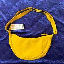 Uniqlo Round Mini Shoulder Bag yellow With Tag