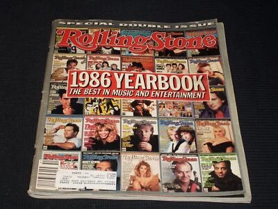 1986 YEARBOOK ROLLING STONE MAGAZINE - BEST IN MUSIC FRONT COVER - E 3918 - Image 1 of 2