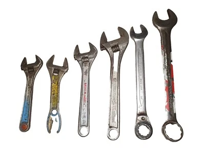 6 X Heavy Duty Spanners: Walter 36mm, Teng Tools 24mm, Draper 300mm, Bahco 8 10" - Image 1 of 4