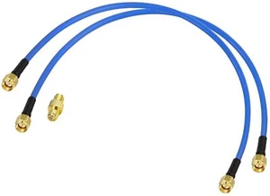 Câble semi flexible Bingfu SMA mâle vers SMA mâle 0,141" 30 cm pour analyseur d'antenne - Photo 1/4