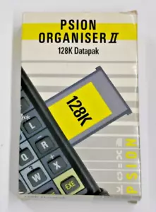 New Vintage Psion 128k Datapak for Organiser II - Made in U.K. Rare - Picture 1 of 3