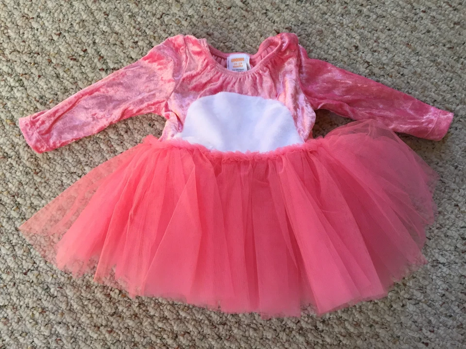 NUEVO Gymboree Bebé Pascua Rosa Conejito Halloween Disfraz Tutú Vestido 6-9-12 meses Foto 1 de 2