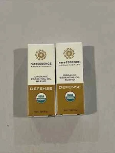 RARE ESSENCE AROMATHERAPY ORGANIC ESSENTIAL OIL DEFENSE .169 FL OZ Lot of 2 - Picture 1 of 1