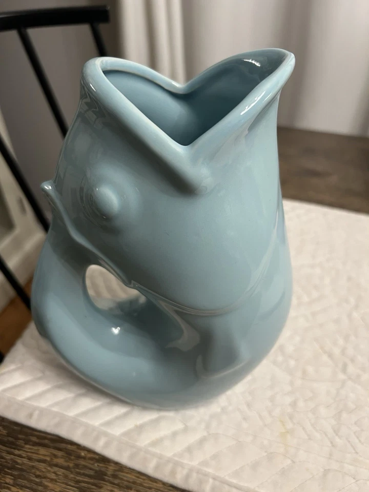 Gurgle  Pot  Aqua Full Size - 9.6in High 2006 - Image 1 of 4