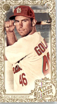 2019 Topps Allen and Ginter Mini Gold Border #62 Paul Goldschmidt - Image 1 of 2