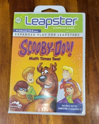 Leap Frog SCOOBY-DOO! MATH TIMES TWO Learning Game - For Leapster & Leapster 2 - Image 1 of 2