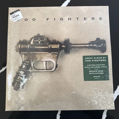 Foo Fighters Mint Colored Vinyl 2LP Anniversary Edition Limited To 1995 IN HAND! - Image 1 of 3